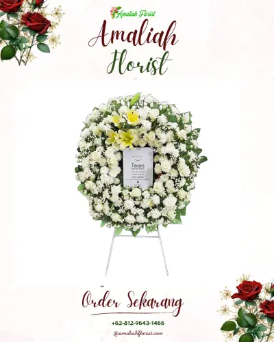 Krans Bunga Duka Cita di Ketitang